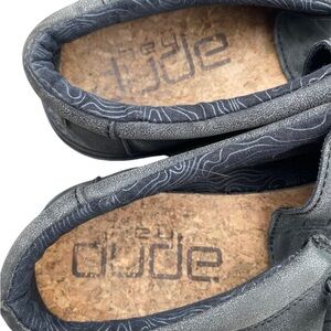 Hey dude mens loafers black size 12